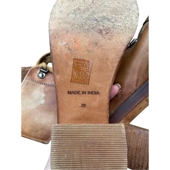 Free People Brown Lace-Up Boots with Rustic Charm - Picture 5 of 5